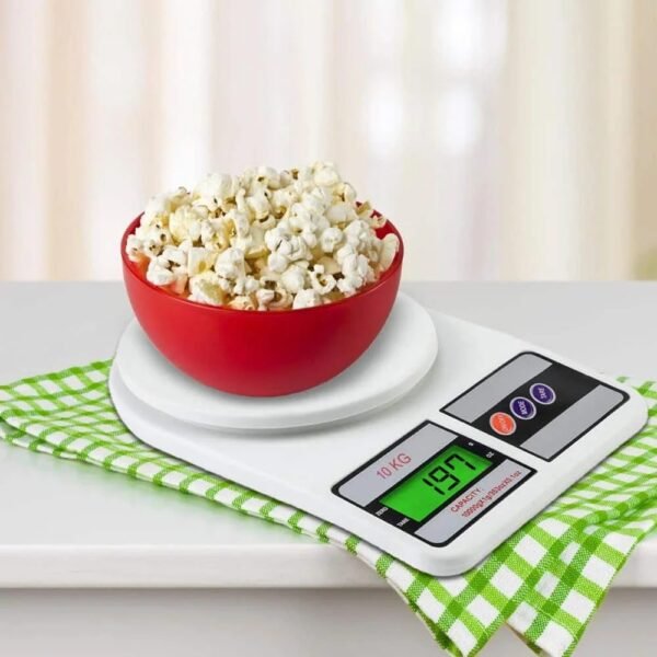 Weighing Scale with Food Ingredients Display