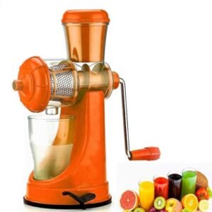 Durable Hand Juicer Machine for Home with steel handle.