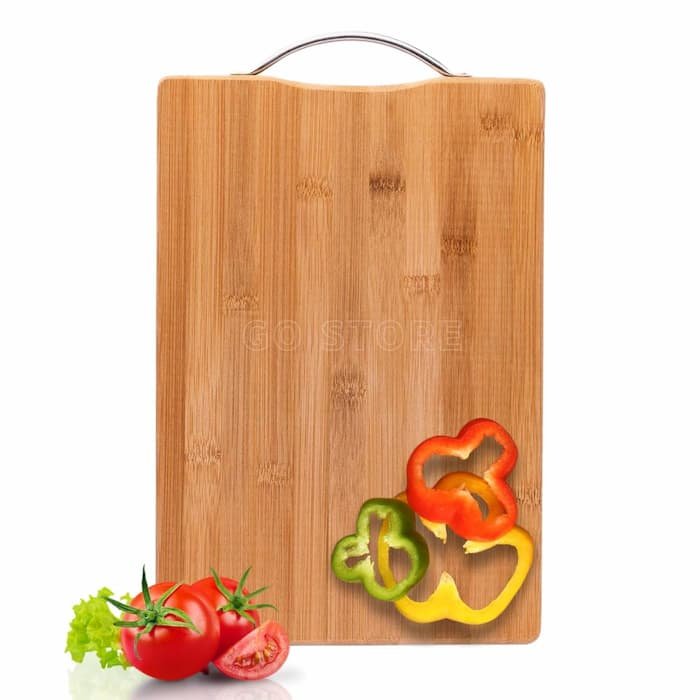 Durable Bamboo Chopping Board with Antibacterial Surface