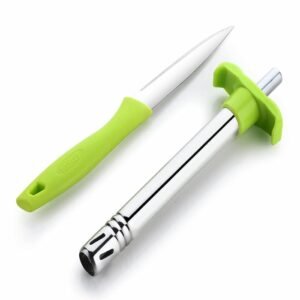 Kitchen Gas Lighter with Free Knife, Regular Size, Durable Metal Body