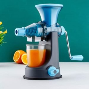 Portable Juicer Machine for Home, Manual Hand Juicer with Steel Handle