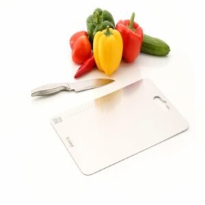 Heavy Duty Stainless Steel Cutting Board in a modern kitchen.