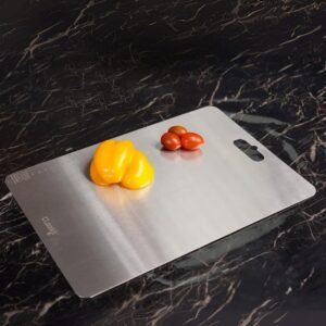 Heavy Duty Stainless Steel Cutting Board for meat and vegetables.