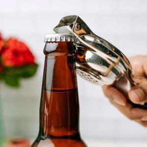 2-in-1 Stainless Steel Lemon Squeezer & Bottle Opener with Durable Handle