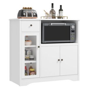 Kitchen Storage Cabinet with shelves and drawers